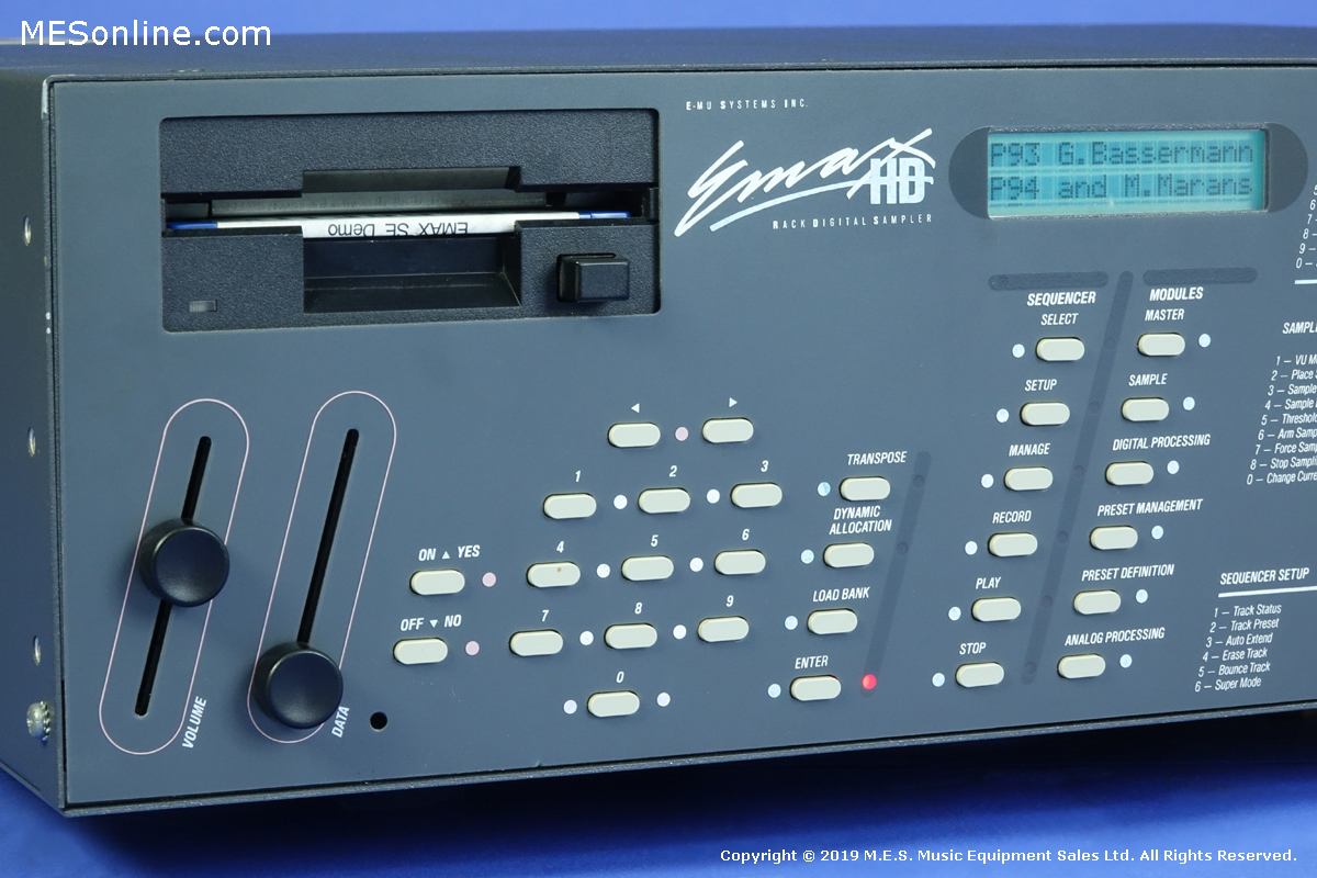 e-mu-emax se hd rack sampler, image 2
