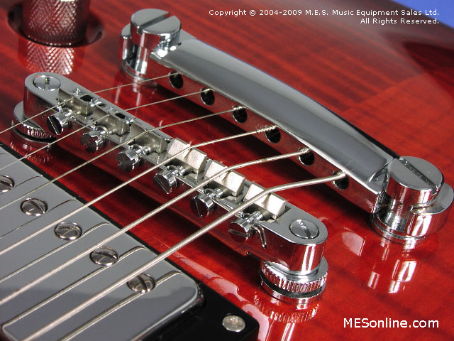 Hunter LE Electric Guitar Bridge Reverse View