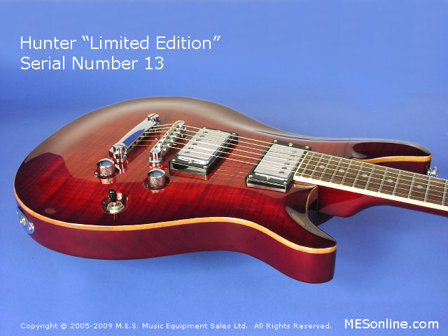 Hunter LE Electric Guitar Close-2 Front View