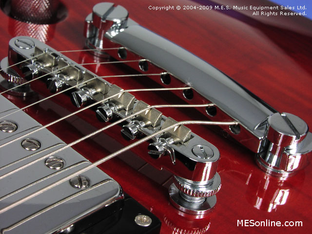Hunter SC Electric Guitar Bridge Reverse View