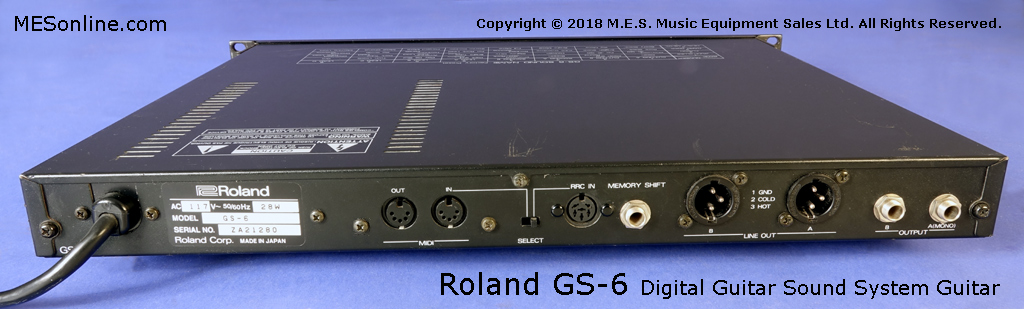 Roland GS-6 Preamp, image 10