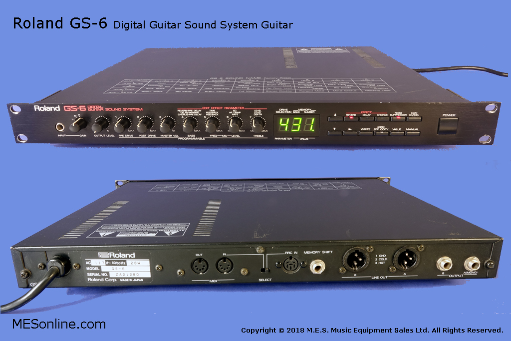 Roland GS-6 Preamp, image 5