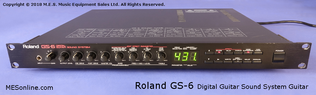 Roland GS-6 Preamp, image 9